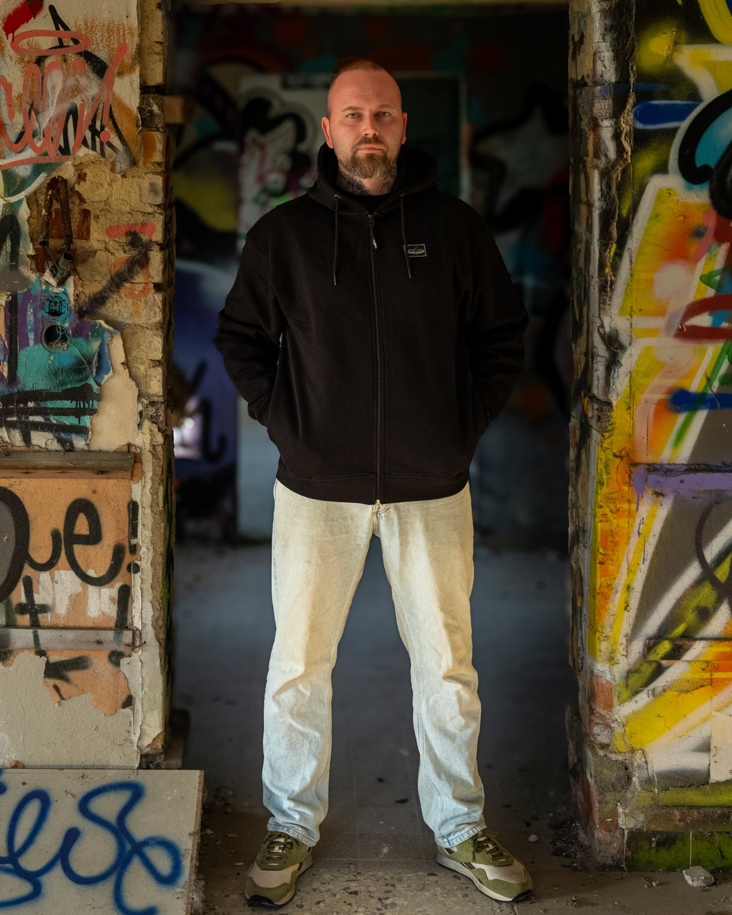 C-LINE ZIPPED HOODIE