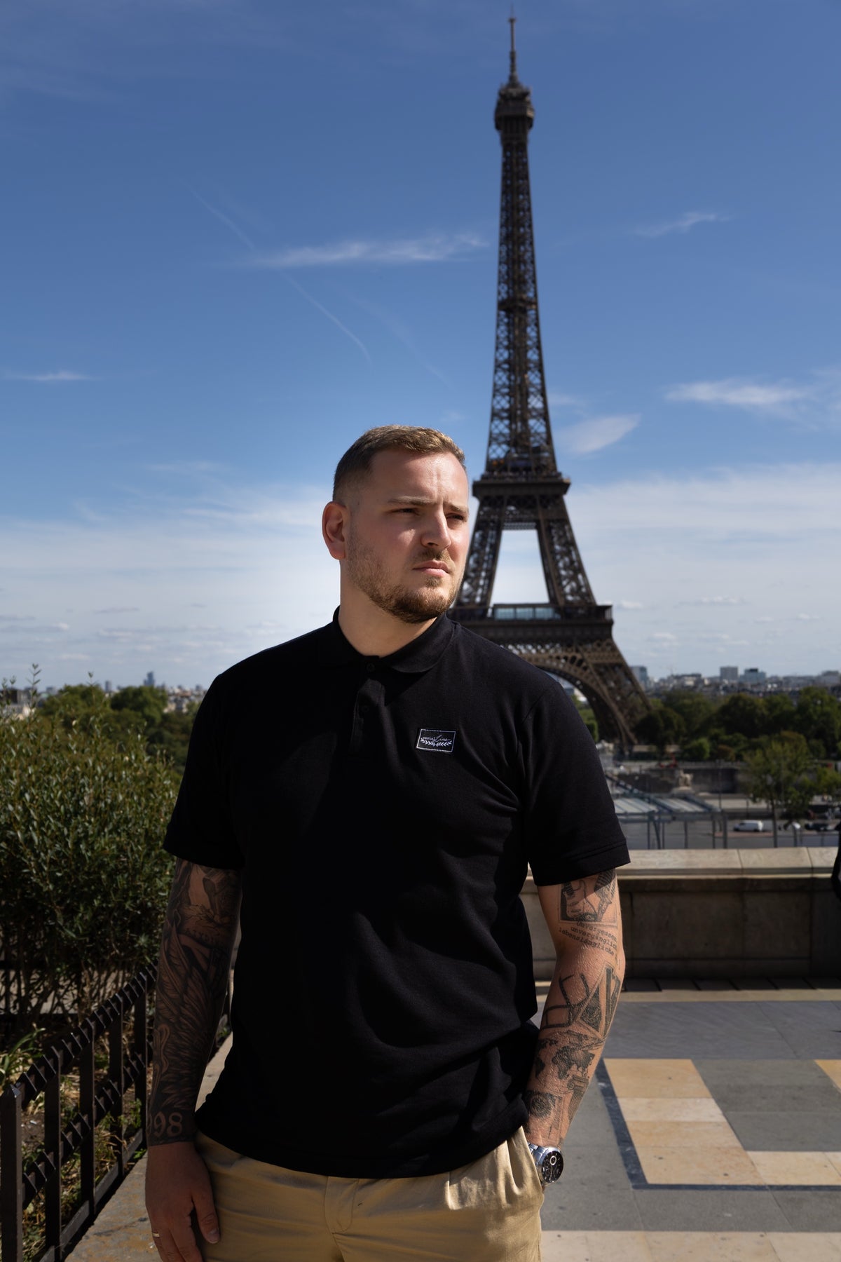 Sascha, Gründer von Casualline, in Paris